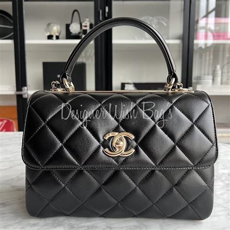 chanel small black trendy cc